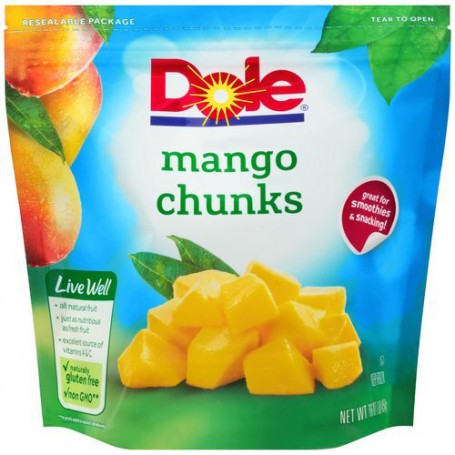DOLE MANGO CHUNKS FRZ 16 OZ