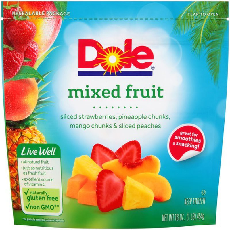 DOLE MIXED FRUIT ASST FRZ 16 OZ
