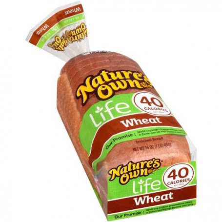 NATURES OWN LIFE WHEAT BREAD (16 OZ)