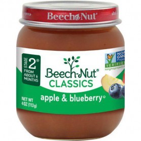 BEECHNUT APPLES/BLUEBERRY (4 OZ)