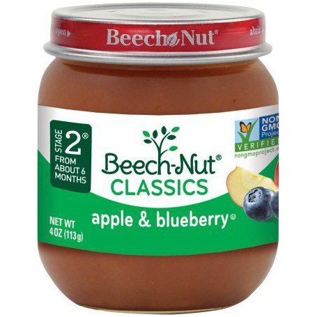 BEECHNUT APPLES/BLUEBERRY (4 OZ)