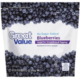GREAT VALUE BLUEBERRIES NSA12Z