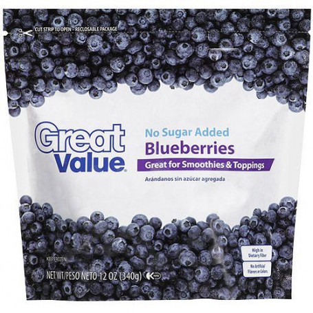 GREAT VALUE BLUEBERRIES NSA12Z