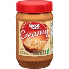 GREAT VALUE CREAMY PEANUT BUTTER