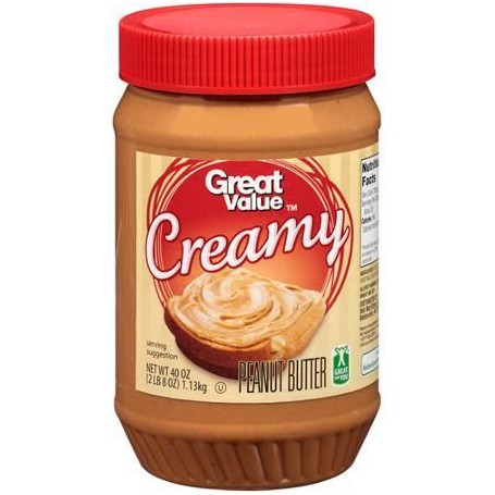 GREAT VALUE CREAMY PEANUT BUTTER