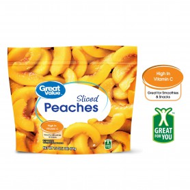 GREAT VALUE GV SL PEACHES 16 OZ