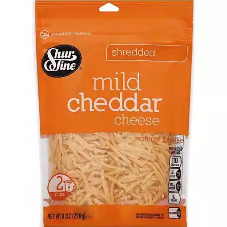 SHURFINE MILD CHEDDAR CHEESE (16 OZ)