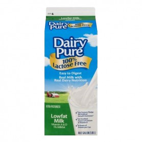 DAIRY PURE 1% LACT FREE MILK (0.50 GAL)