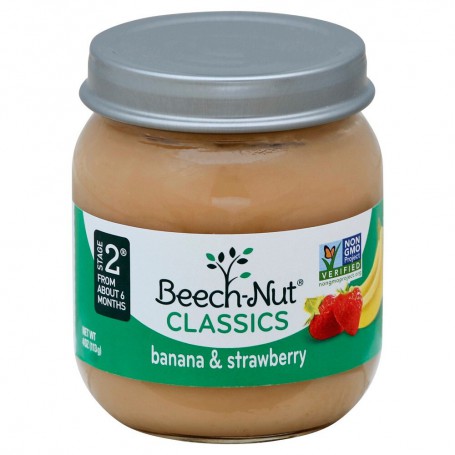 BEECHNUT BANANA/STRAW (4 OZ)