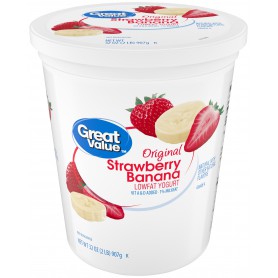 GREAT VALUE NF STR-BAN YOGURT (32 OZ)