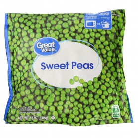 GREAT VALUE SWEET PEAS 12 OZ