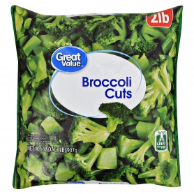 GREAT VALUE CUT BROCCOLI 32 OZ