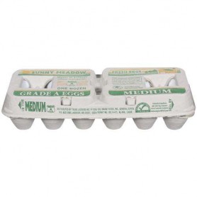 SUNNY MEADOW GRADE AA MEDIUM EGGS (1 DOZEN)