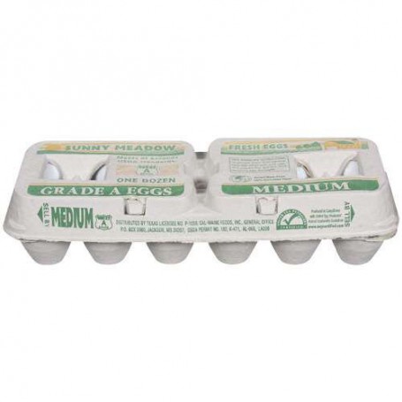 SUNNY MEADOW GRADE AA MEDIUM EGGS (1 DOZEN)