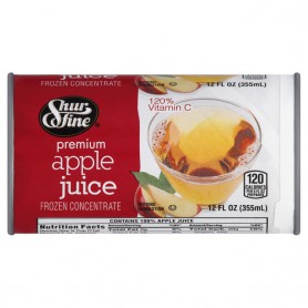 SHURFINE APPLE JUICE 12 OZ FRZN