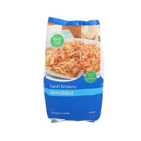 FOOD CLUB SHREDDED HASH BROWNS 30 OZ BAG